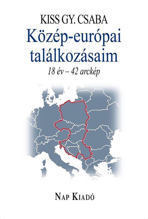 Kiss Gy. Csaba portréja és közép-európai térkép