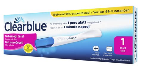 Clearblue terhességi teszt hétszámlálóval