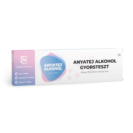 Anyatej alkohol tesztcsík