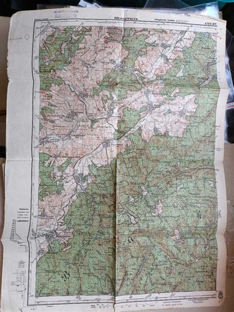 Bélapátfalva térképe, jelölve a Százszorszép Bölcsőde helyét