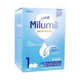 Milumil 1 Optima anyatej-helyettesítő tápszer csomagolása