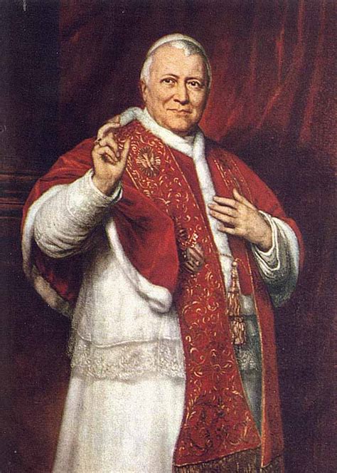 IX. Pius pápa portréja