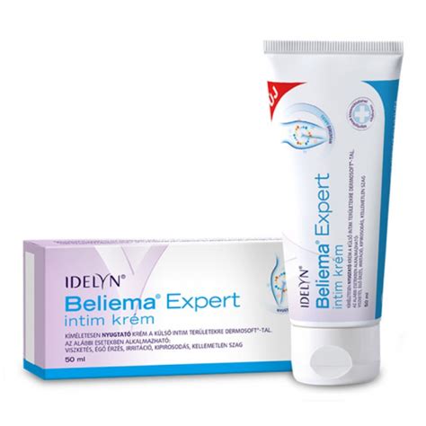 Beliema Expert Intim Krém csomagolása és hatóanyagai