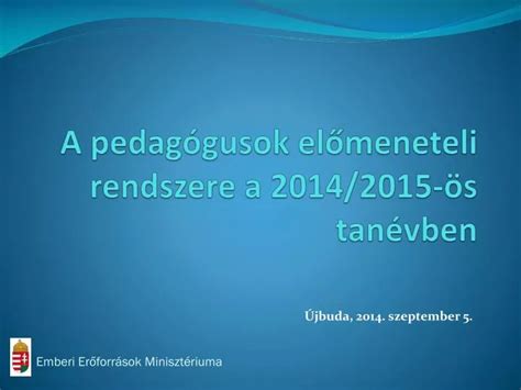A pedagógusok előmeneteli rendszere idővonalon