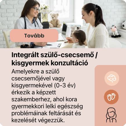 Szülő-csecsemő konzultáció jelentősége