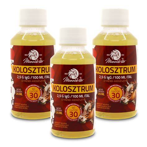 Kolosztrum: az előtej összetétele