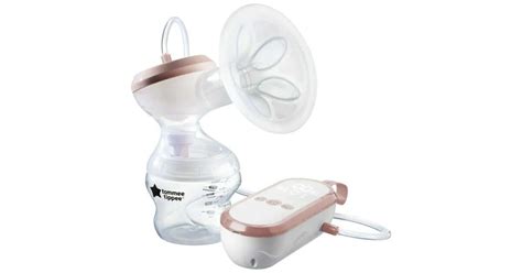 A Tommee Tippee elektromos mellszívó összeszerelt alkatrészei és a csomag tartalma
