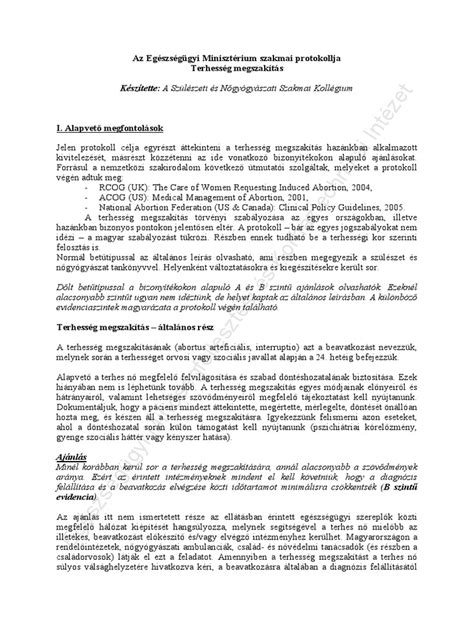 Terhességmegszakítás határideje hetekben