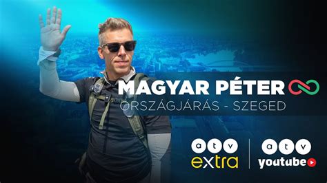 Magyar Péter beszédet tart