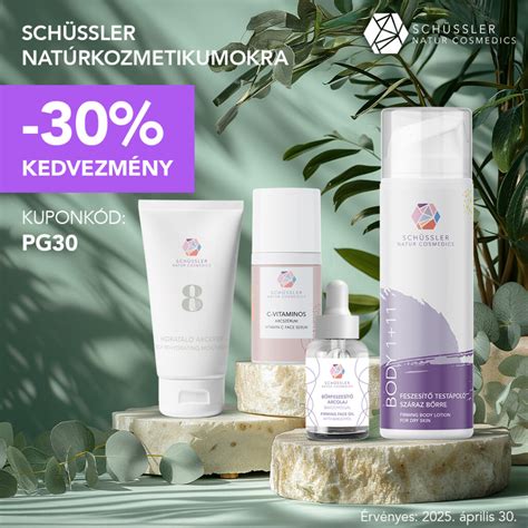 Schüssler Natur CosMEDics logó és termékcsalád