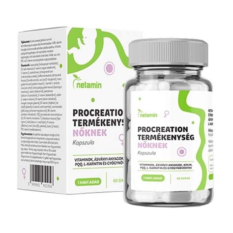 A ProCreation Nőknek kapszula összetevői