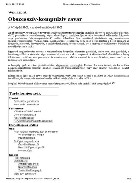 Obszesszív-kompulzív zavar szemléltetése