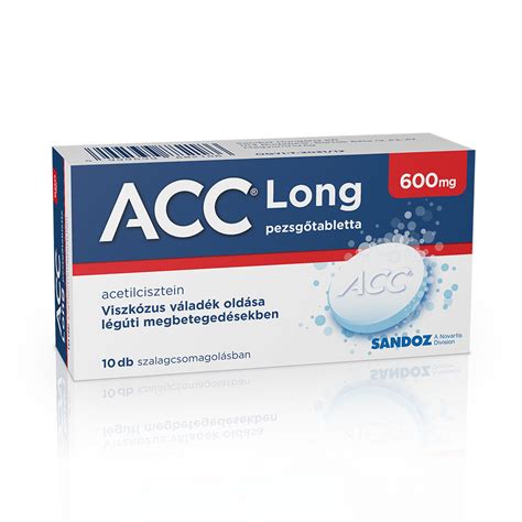 ACC 600 long pezsgőtabletta csomagolása