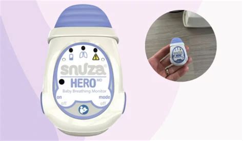 Snuza Hero készülék babapelenkán