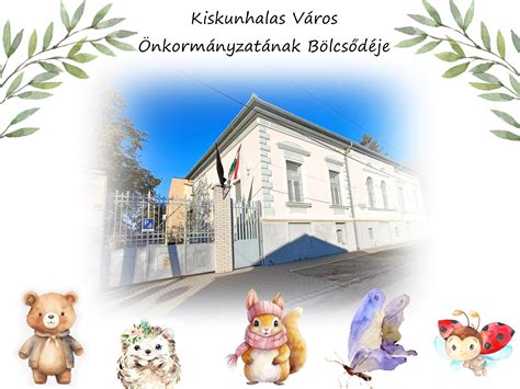 A Krisztina Városi Bölcsőde épületének és udvarának látképe