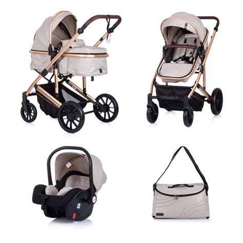 Chipolino Etro 3in1 babakocsi különböző konfigurációkban