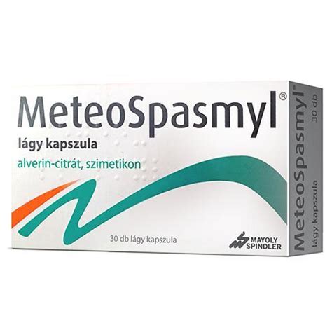 Meteospasmyl kapszula és összetevői