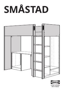 IKEA Stuva összeszerelési útmutató sematikus ábrája