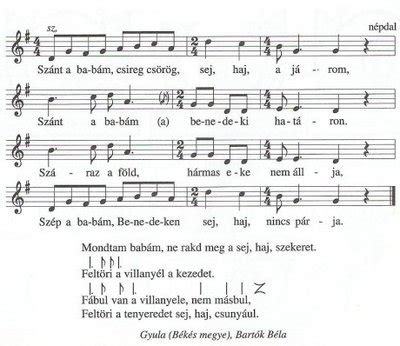 Népdalkotta kották, köztük a