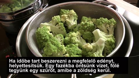 Zöldségek párolása babának