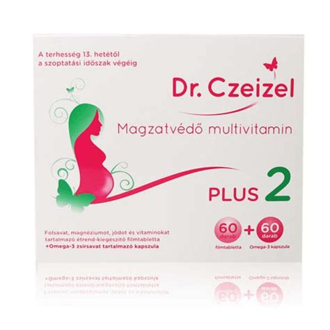A Dr. Czeizel Magzatvédő Multivitamin PLUS 2 csomagolása