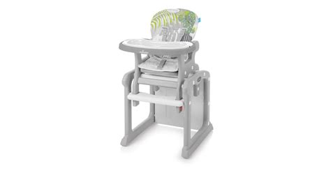 Baby Design Candy etetőszék összecsukva és kinyitva