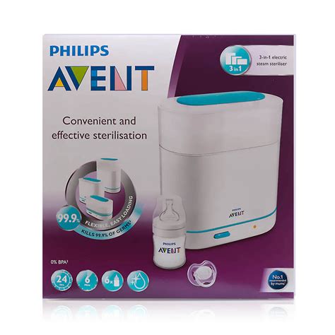 Philips Avent 3 az 1-ben elektromos sterilizáló működés közben