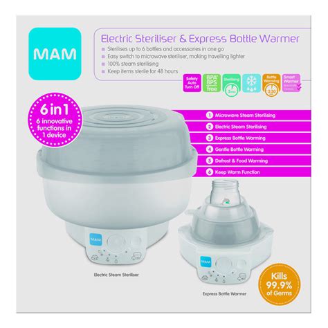 MAM cumisüveg melegítő és sterilizáló