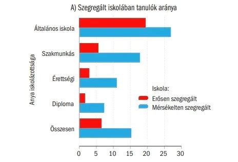 Az iskolai szegregáció hatása a továbbtanulási arányokra
