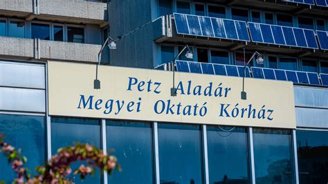 A győri kórház szülészeti osztályának épülete