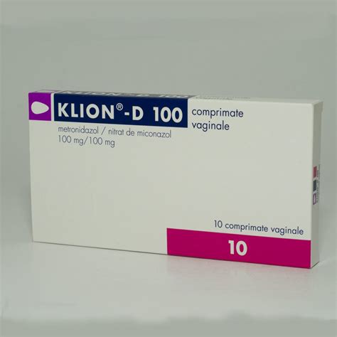 A Klion-D 100 hüvelytabletta hatóanyagait bemutató infografika