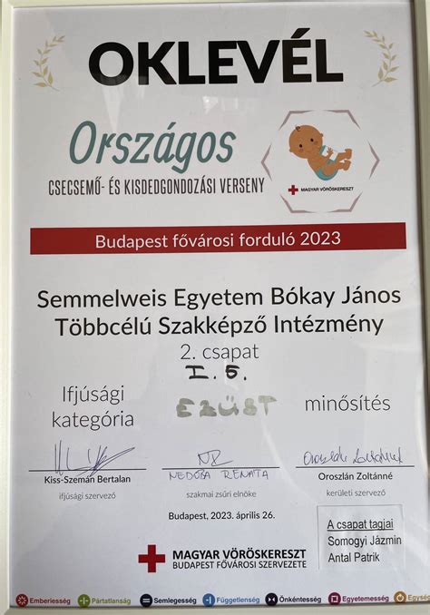 A 27. Országos Csecsemő- és Kisdedgondozási Verseny logója
