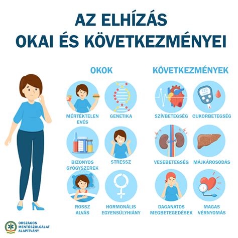 Az elhízás okai infografika