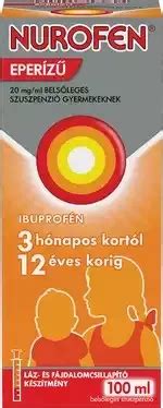 Nurofen szuszpenzió adagolási útmutató
