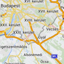 Kispest Kisfaludy utca térkép