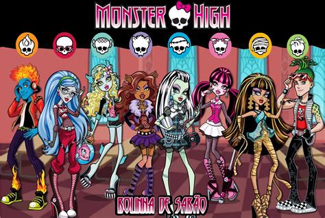 Monster High főszereplők csoportképe
