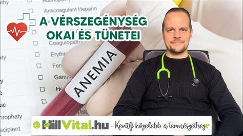 A vérszegénység kialakulásának okai