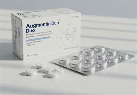 Augmentin DUO szirup doboza és adagoló fecskendő