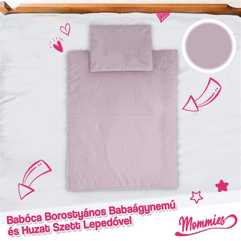 Borostyános babaágynemű
