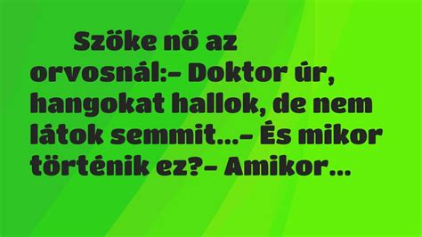 Nő orvosnál