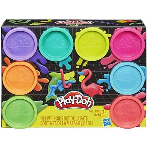Play-Doh neon színű gyurmaszett