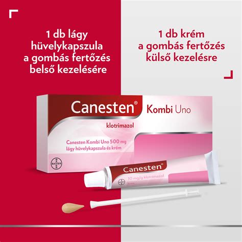 Canesten Uno hüvelykapszula és krém