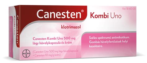 Canesten Uno applikátor használati útmutató