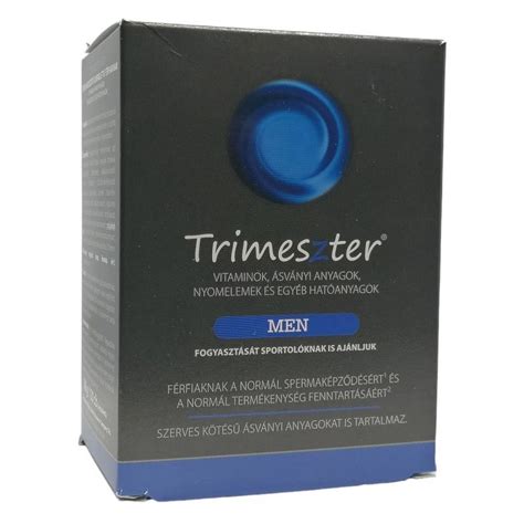 Trimeszter MEN étrend-kiegészítő doboza
