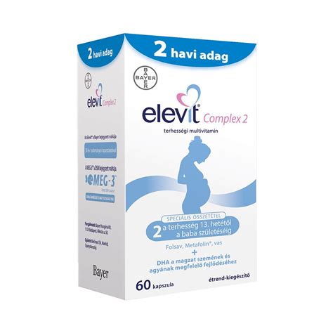 Az Elevit terhesvitamin doboza