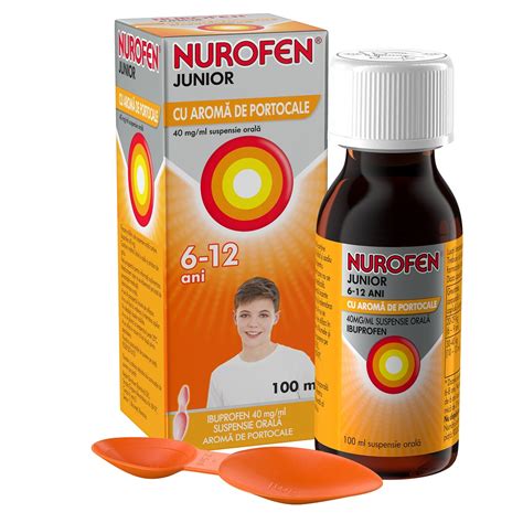 Adagolási táblázat Nurofen Junior szirup