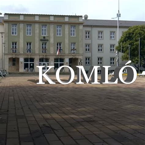 Komló város térképe