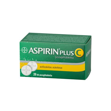 Aspirin Plus C pezsgőtabletta és adagolása
