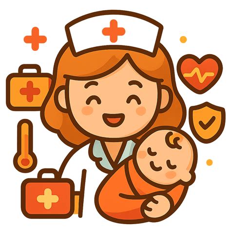 Védőnő csecsemővel