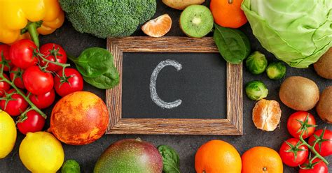 Gyümölcsök és zöldségek C-vitaminban gazdag étrendhez